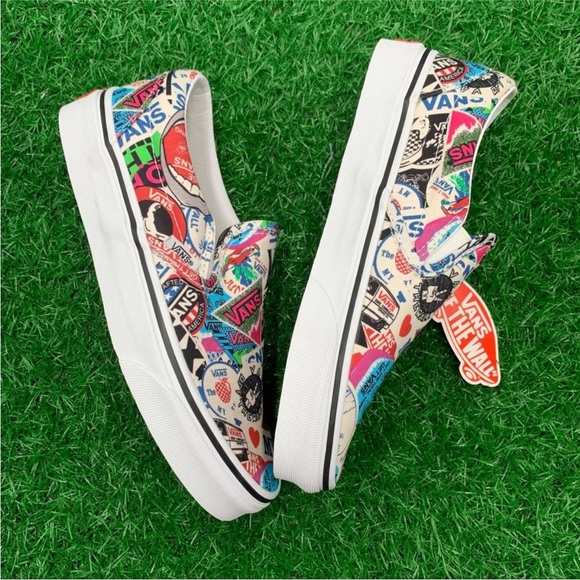 Vans Classic Slip On Mash Up Stickers - Picture 2 of 7
